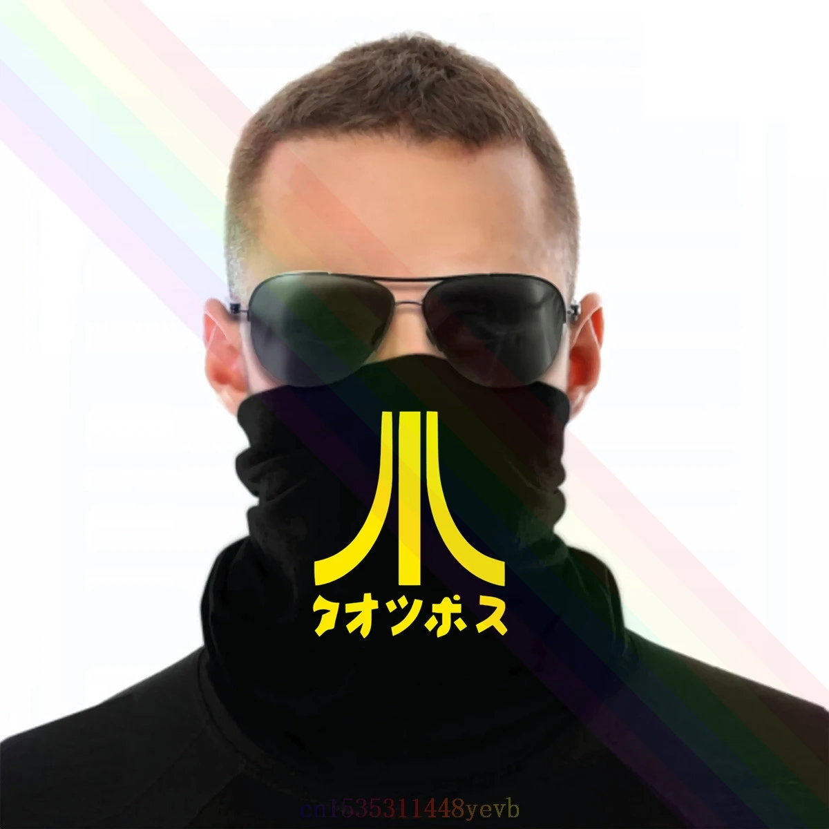 Atari японский логотип Классическая головная повязка шарф бандана Манишка унисекс