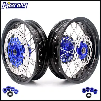 

3.5/4.25 Complete Spoked Wheels Set For KTM EXC SXF SX XCW 200 300 125 250 350 400 530 2003-2020 Supermotard Rim hub Disc