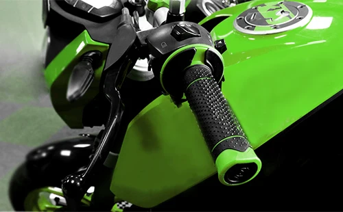Резиновый 7/" 22 мм руль мотоцикла рукоятка ручки для KAWASAKI KLX150S KX450F KLX110 KX250F KLX140 KLX140L KLX250S KX100