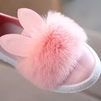 

Korean Style Children Girls Rabbit Ears Princess Shoes 21 - 30 / 5.5-13.5size