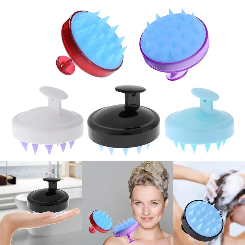 

Silicone Head Body Scalp Massage Brush Comb Shampoo Hair Washing Comb Shower Brush Bath Spa Slimming Massage Brush Dropshipping