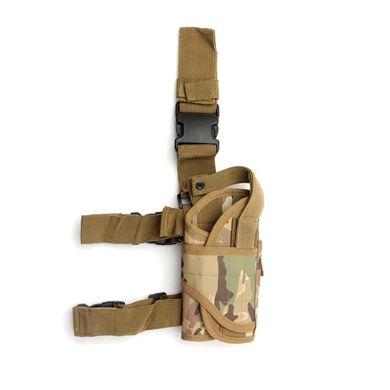 ACU Camouflage Универсальный Регулируемый Многофункциональный тактический армейский пистолет кобура для кемпинга пистолеты сумка держатель тактическая сумка для ног набор аксессуаров - Цвет: ACU Camouflage
