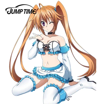 

JumpTime 13cm x 10.9cm Hot Car Sticker High School DxD Shidou Irina Anime JDM Window Decal 3D Car Styling Accessories