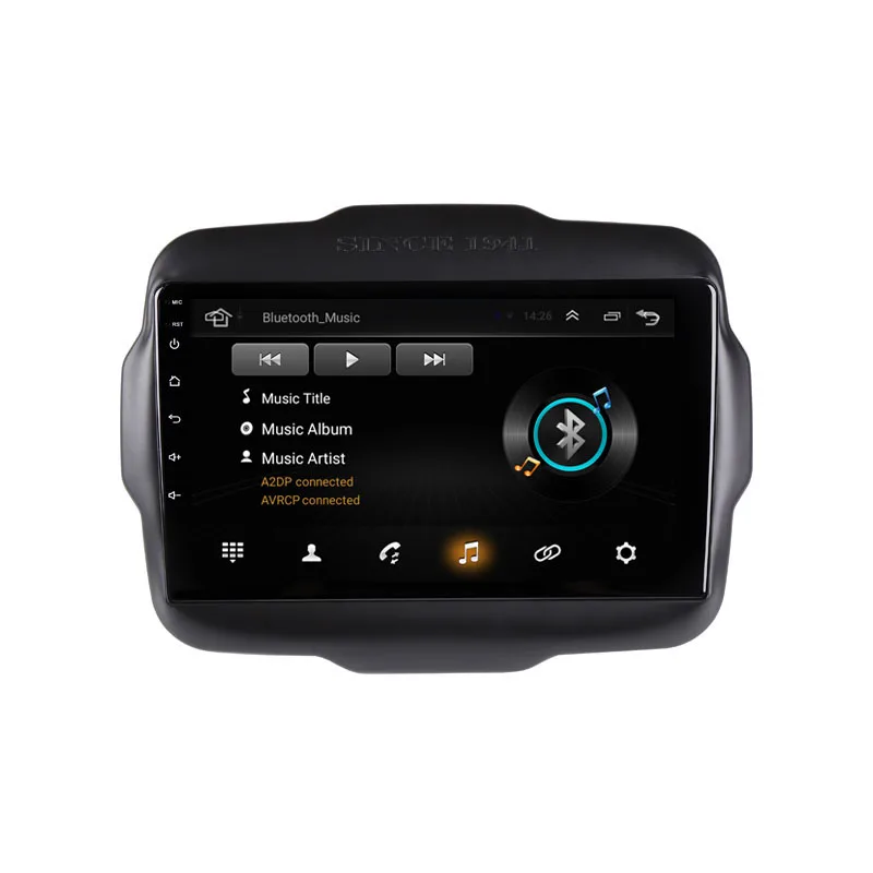 " 2.5D ips Android 9,1 автомобильный DVD мультимедийный плеер gps для Jeep Renegade аудио автомобильный Радио DSP 32EQ навигация