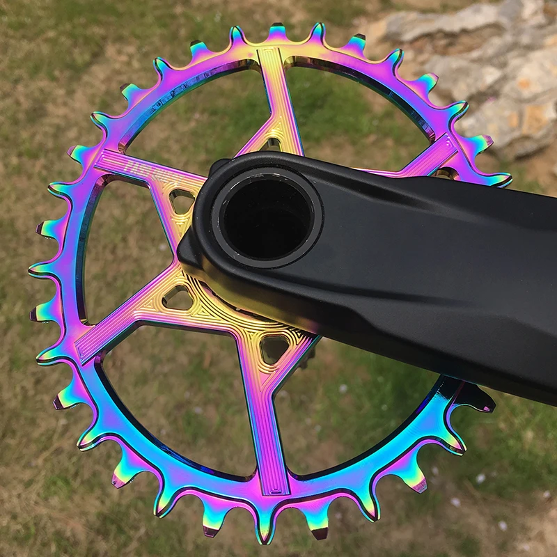 Пасс Quest Sram Gx Xx1 Eagle Gxp титановая овальная Mtb узкая широкая Цепь 32 t-42 t велосипедная Звездочка 0 мм офсетный коленчатый набор