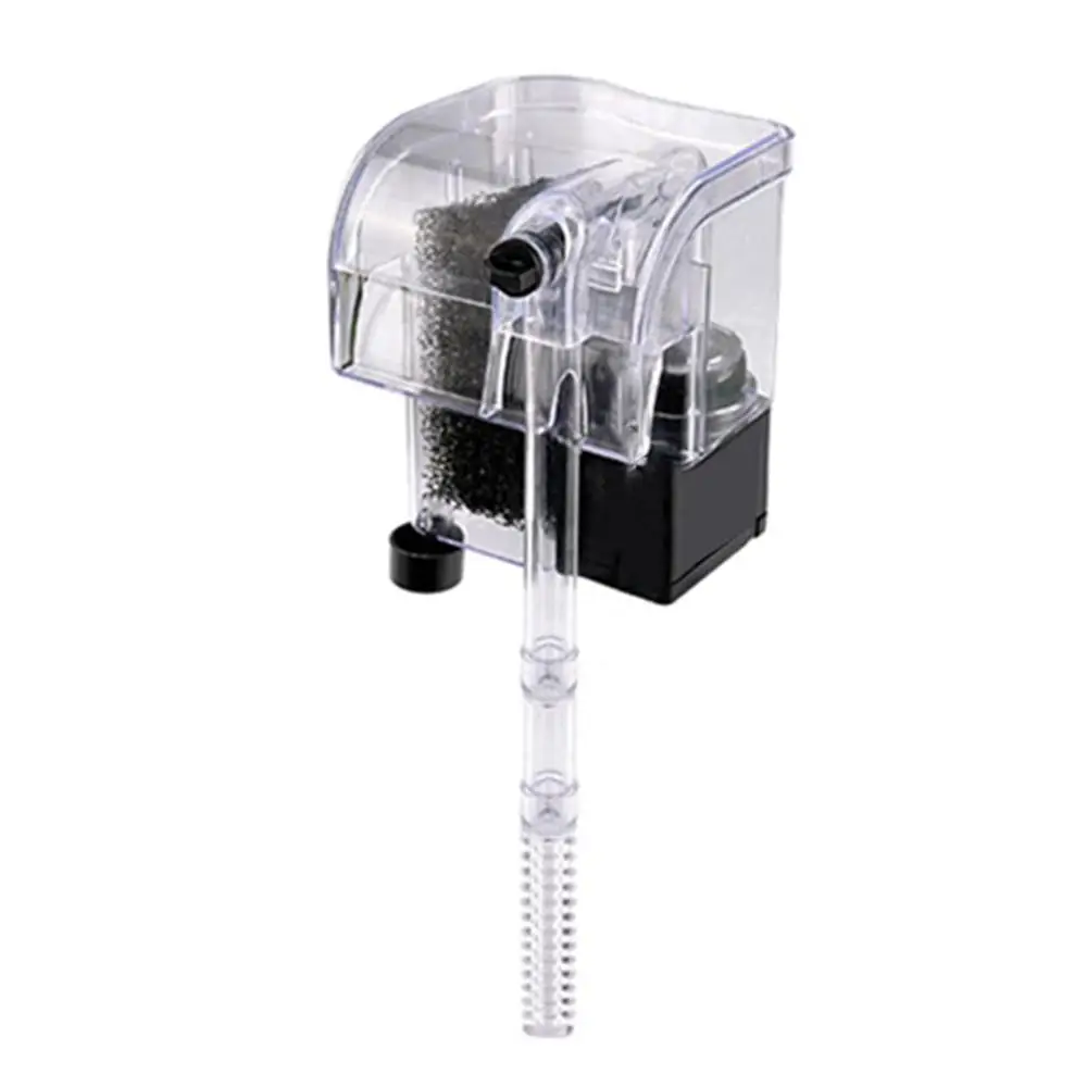 

3 In 1 Mini Aquarium Filter Water Oxygen Circulation Pump Mute Aquarium Waterfall Filter Pump For Fish Tank 3W Hanging External