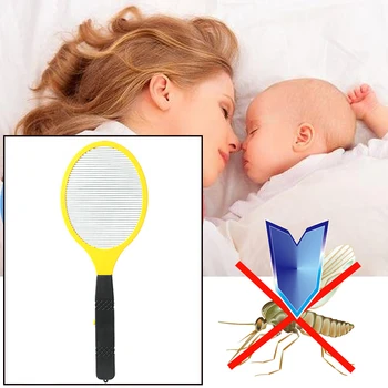 

LED Electric Killers Swatter Mosquito Mosquito Mosquito Racket Zapper Tool Electric Mosquito Swatter Home Anti Fly Bug Insects