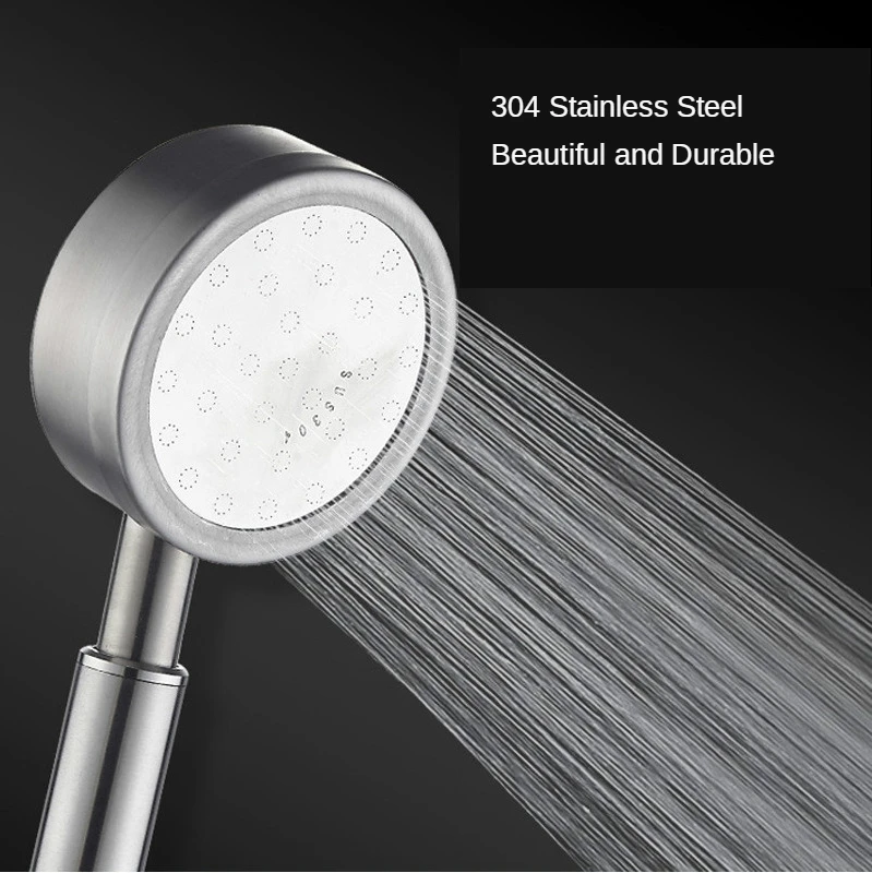 

stainless steel Shower Head set Water Saving High Pressure Handheld Showerhead Removable Bathroom Shower Accessorie