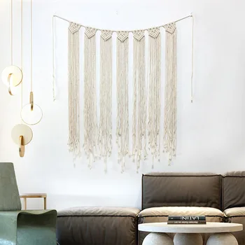 

Nordic Modern Creative Bohemian Tapestry Curtain Home Living Room Bedroom Wall Decoration Pendant Wedding Background Wall Decor