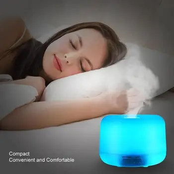 

Fogger Mist Maker With 7 Color Change Led Night Lamp 500ml Humidifier Essential Oil Diffuser Ultrasonic Air Aromatherapy