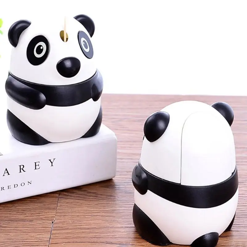 Automatic Toothpick Cartoon Panda Box Fashion Personality Cute Feature Cute Panda Toothpick holder cute containers