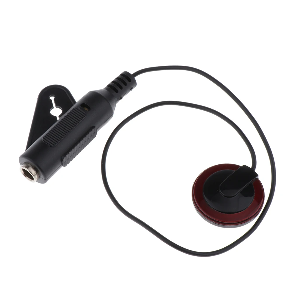 Internal Piezo Transducer Pickup For Acoustic Guitar Ukulele, Mandolin, Lute