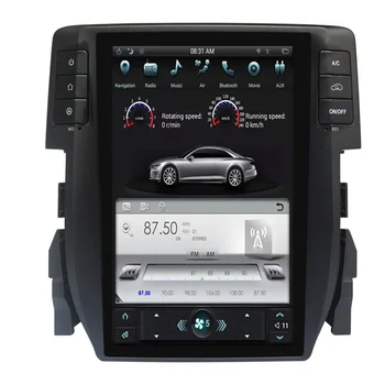

Car PC PAD Tesla Style Multimedia Player Android 10 6.0 7.1 GPS For Civic 2016 2017 2018