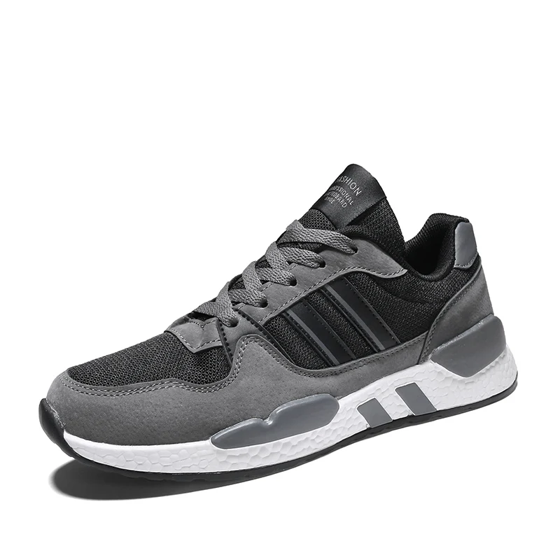 Новинка, мужские тройные кроссовки Nite Jogger Ultras Massage ZX 930 x EQT Boost, мужские кроссовки, размер 39-44 - Цвет: Темно-серый
