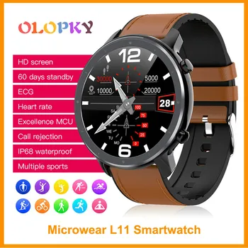 

2020 L11 Smart Watch Full Touch Screen Sport Fitness Tracker Heart Rate Bluetooth IP68 Waterproof For Android/IOS Smartwatch