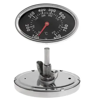 

800F Oval BBQ Pit Smoker Grill Thermometer Dial Temperature Gauge Replacement