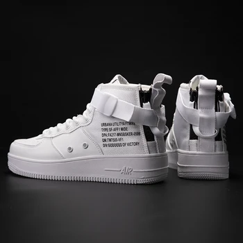 

Men's High Top Sneakers Casual Skateboarding Shoes Sports Shoes Breathable Hip Hop Walking Shoes Street Shoes Chaussure Homme