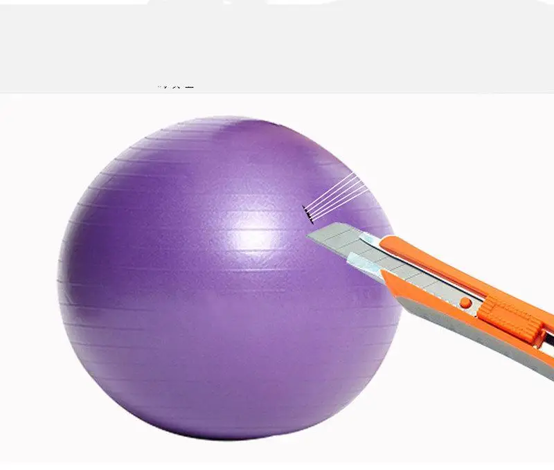 Exercise Balls Anti-Burst Yoga Balance Ball for Pilates, Yoga, Stability Training and Physical Therapy 55cm-75cm Size Fitness