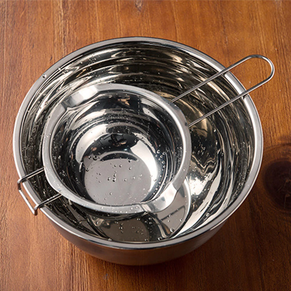1PC Commercial Chocolate Melting Pot Machine Fondue DIY Stainless Steel Practical