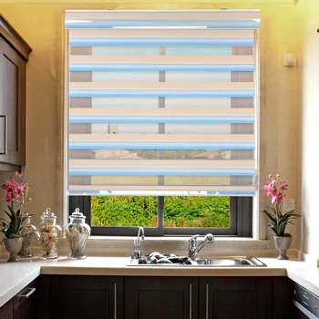 

Good Quality Day and Night Curtain Adjustable Zebra Blinds