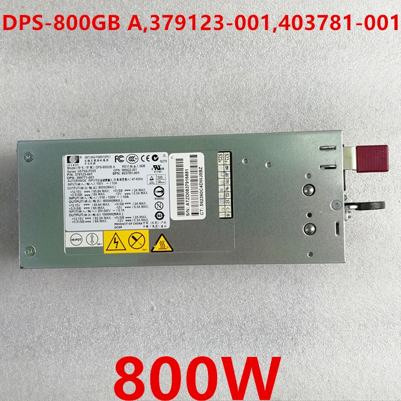 Блок питания для hp DL380G5 800W DPS-800GB A 379123-001 403781-001