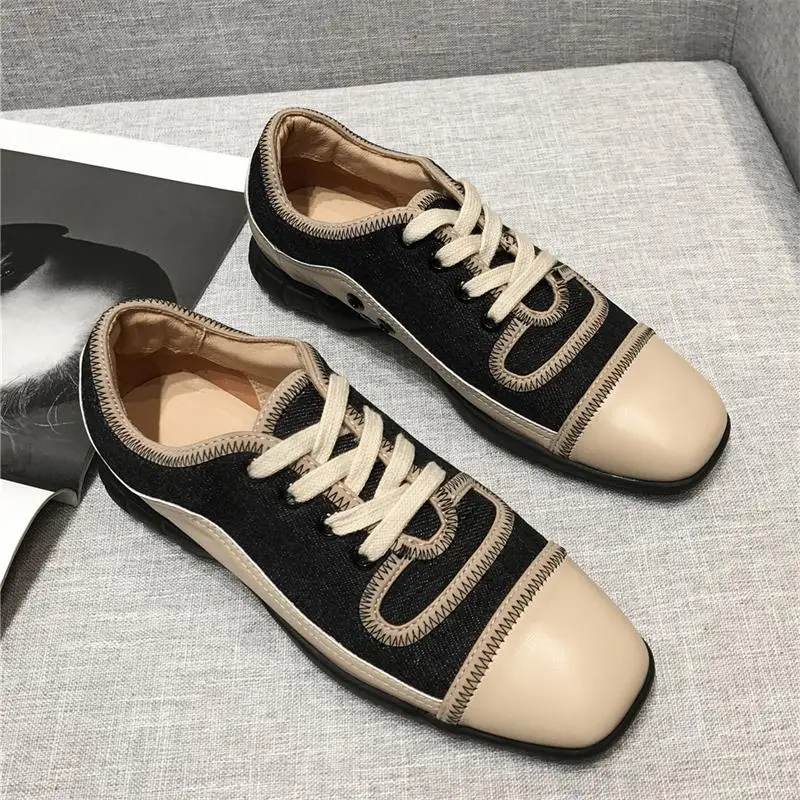 Женские винтажные кроссовки на плоской подошве Scarpe Donna Повседневная
