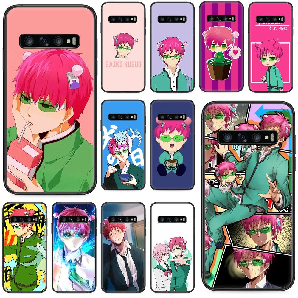 Saiki Kusuo no Psi Nan чехол для телефона Samsung Galaxy S 10 20 3 4 5 6 7 8 9 Plus E Lite Uitra black Etui trend shell 3D