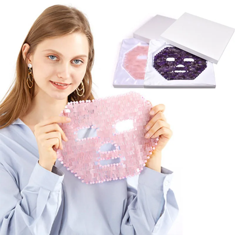 

Natural Jade Mask Facial Sleep Massager Anti-wrinkle Fatigue Relief Sleep Therapy Beauty Tools Facial Skin Care Tools