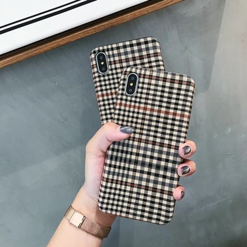 

Fashionable high quality lattice all inclusive case shock proof and fall proof foriPhone 11promax x 8plus 7plus series