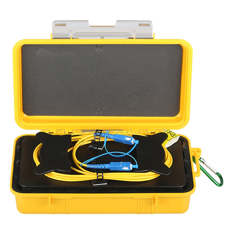 Горячая SC/UPC-SC/UPC OTDR Dead Zone Eliminator, волоконные кольца, волоконно-оптический OTDR launch Cable Box 1 км SM 1310/1550 нм