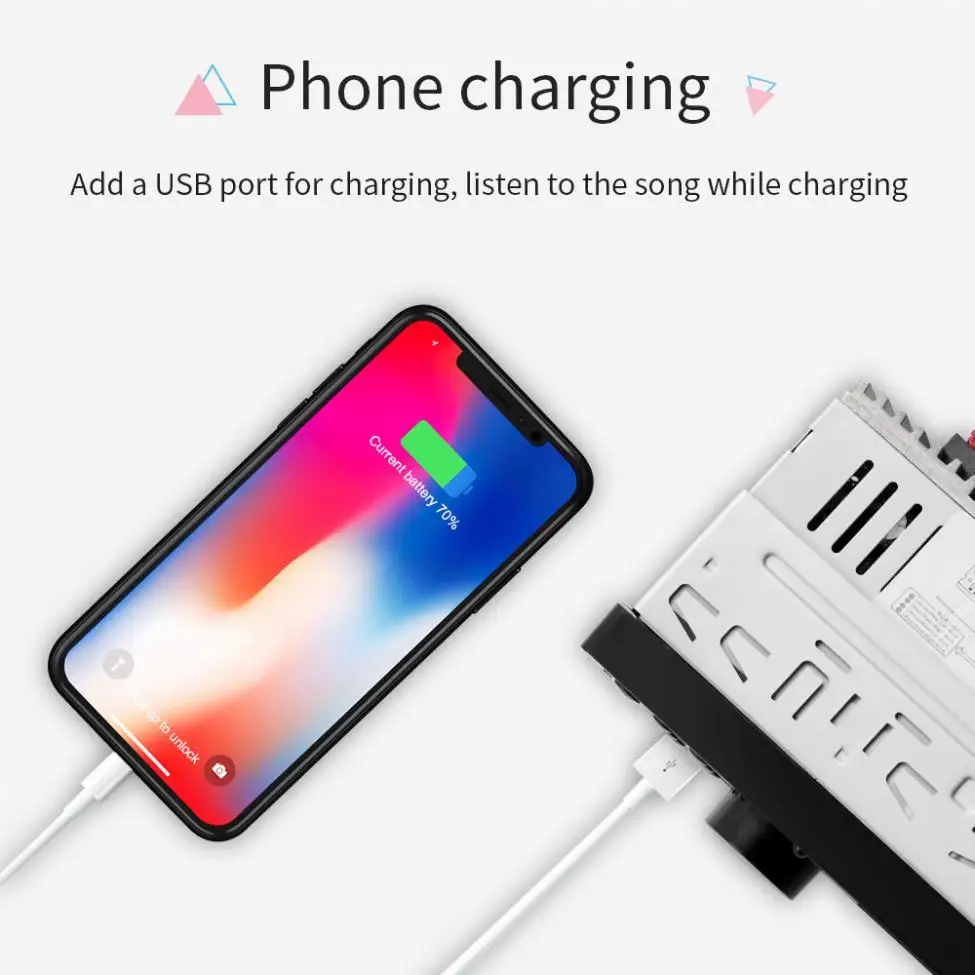 4,1 дюймов 1Din двойной USB Bluetooth Мультимедиа MP5 плеер Авто стерео радио Поддержка Быстрая Зарядка телефона и камера заднего вида