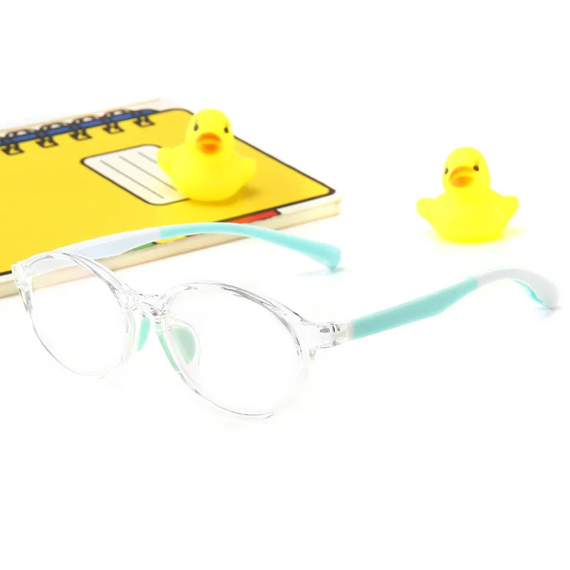 Новые модные квадратные Детские обычные очки оправа для глаз для маленьких мальчиков женские очки винтажные Детские прозрачные линзы оптические очки - Цвет оправы: Прозрачный