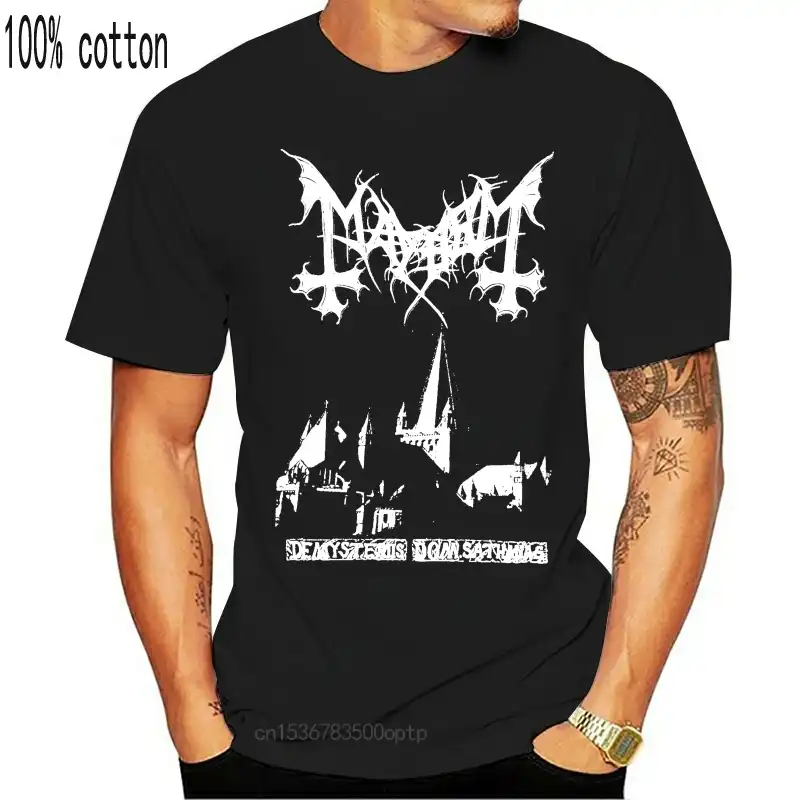 Mayhem De таинственный дом Sathanas Футболка L imtal Enslaved Taake Великолепная новинка крутые