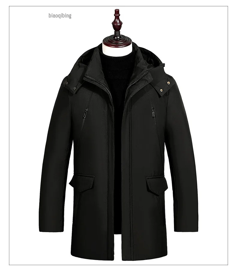 Winter Duck Down Jacket Men Waterproof Windproof Winter Jacket Coat Solid Hooded Casual Outwear Clothing M-5xl