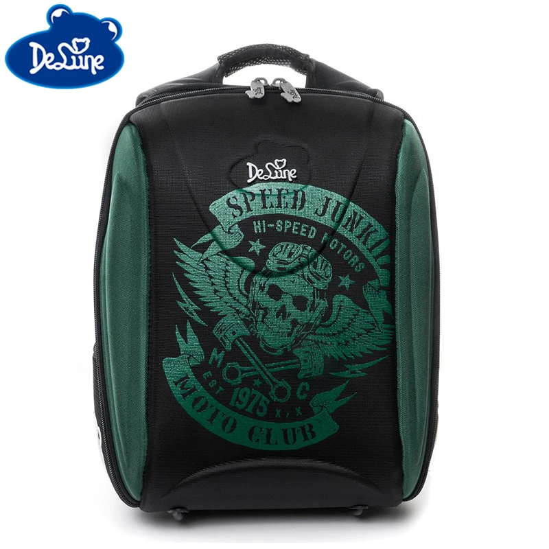 

Delune 7-110 School Bag 3D Print Style Children School Backpacks For Boys Cartoon Backpack Book Mochila Escolar