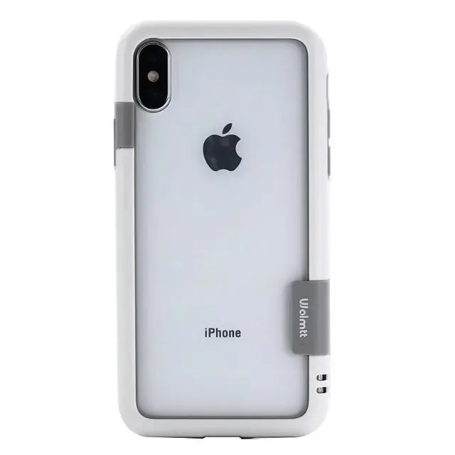 Для Iphone X XR XS MAX чехол Fundas Простой Прозрачный чехол для телефона для Iphone 7 8 7plus 8Plus Мягкий противоударный разноцветный чехол - Цвет: Full White