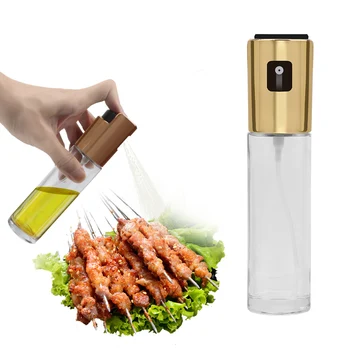 

100ml Sprayer Accepted Oil Bottle Vinegar Honey Oil Sauce Dispenser Glass Oil Spray Bottle Salad BBQ Cooking Tool Oil Container