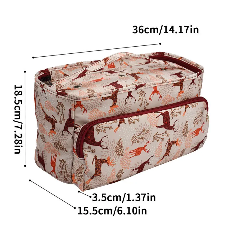 Knitting Bag Organizer Yarn Storage Case For Crocheting Hook