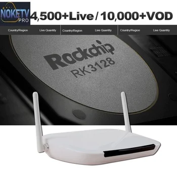 

France NOKETV PRO Q9 Android 8.1 TV Box with 1 Year NOKETV PRO Subscription Arabic Belgium Netherlands French NOKETV PRO Code