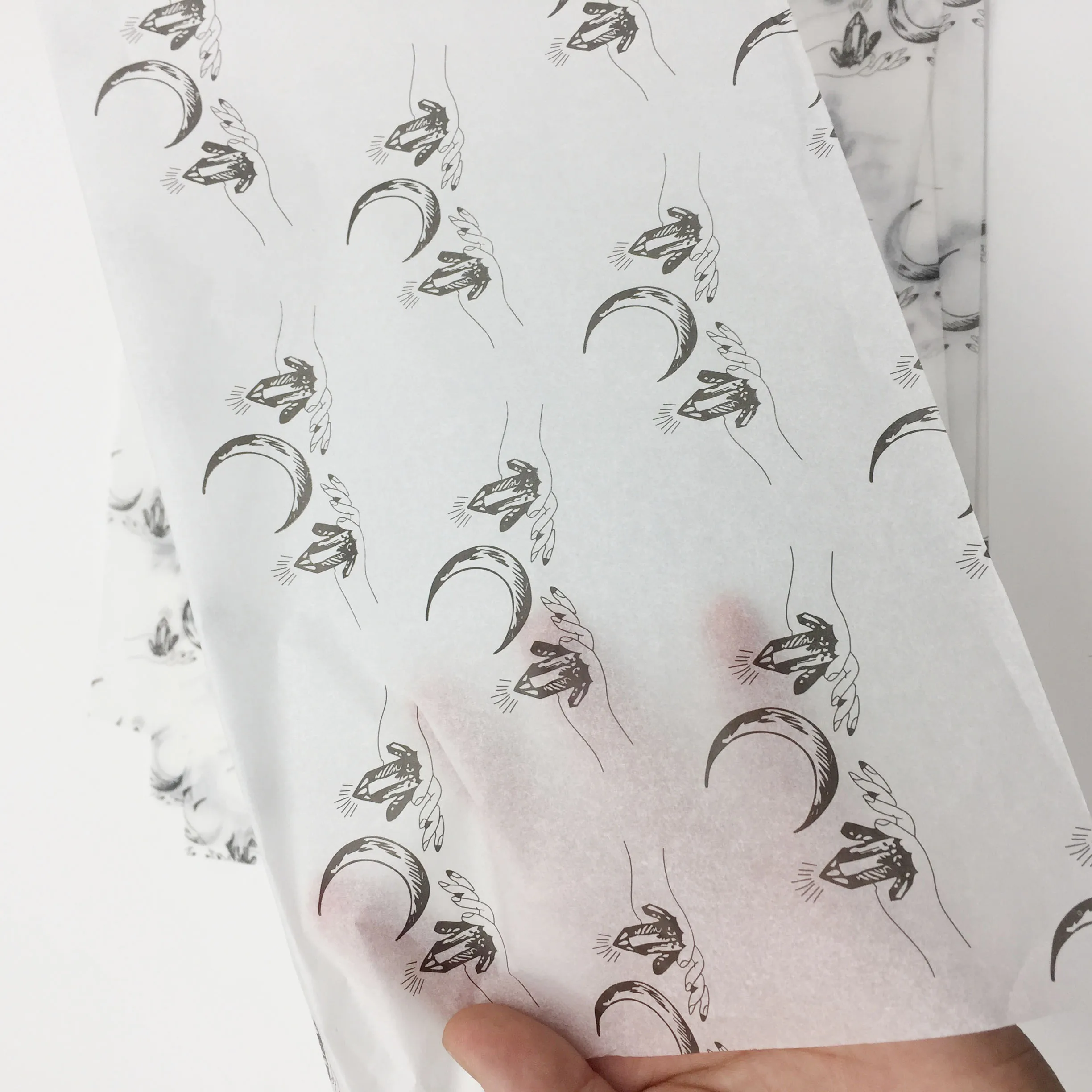 Clothes Gift Packaging Tissue Paper Printed Brand Name High-end