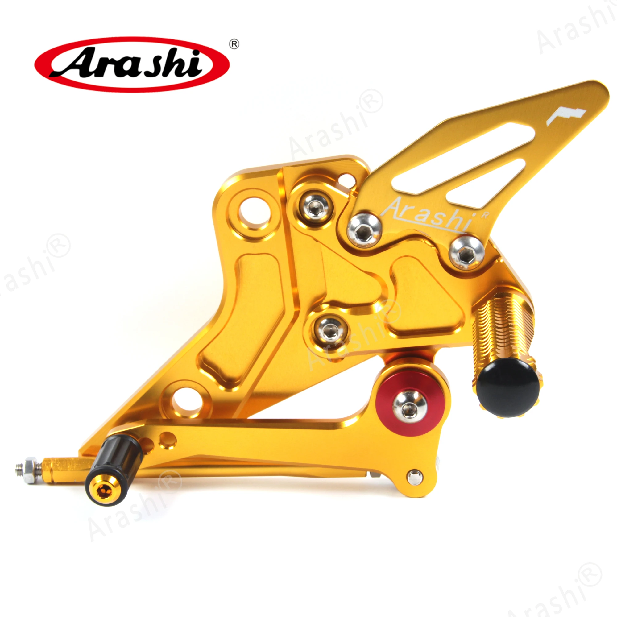 Arashi CNC регулируемая подножка для KAWASAKI Z800 2013- Rearset подножки задняя подставка для ног Z 800 ZR 800 ABS 13 14