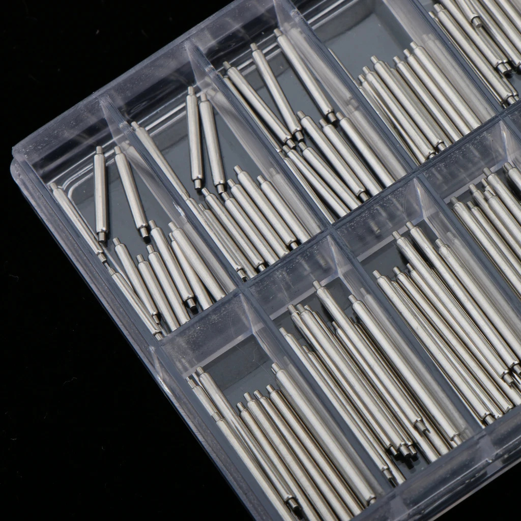 360Pcs Stainless Steel Watch Band Spring Bar Removal Tool Pin 1.5/1.8mm Dia