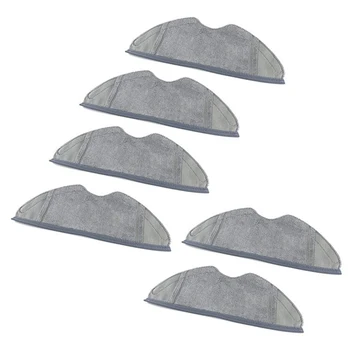 

EAS-for 360 S7 Robot Vacuum Cleaner Mop Cloth Vacuum Cleaner Spare Parts Accessories Replacement Cleaning Mop Cloth 6Pcs