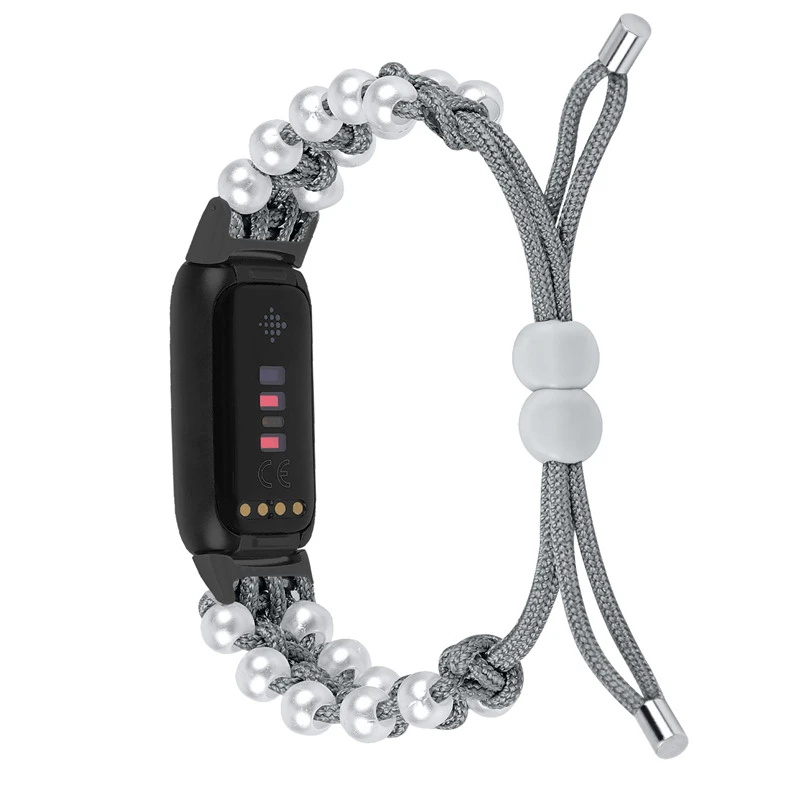 2021 New Luxury Smart Bracelet New Strap Braided Pearl Wristband Luxury Watch Wristband