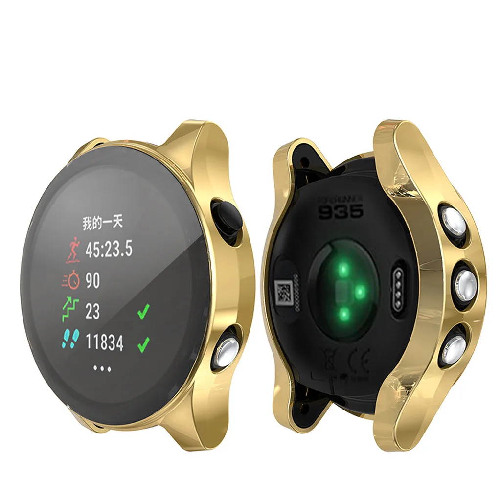 Ouhaobin Смарт-часы ТПУ защитный чехол для Garmin Forerunner 945/935 прозрачный ТПУ защитный чехол 902#2