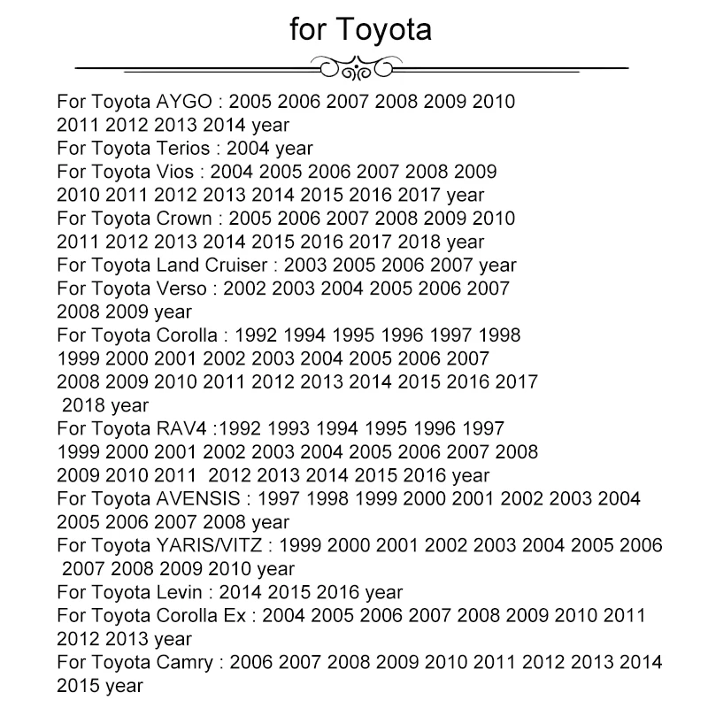 Для Toyota Corolla Camry Rav4 Highlander Cruiser Vios Автоматическая кожаная коробка передач ручки