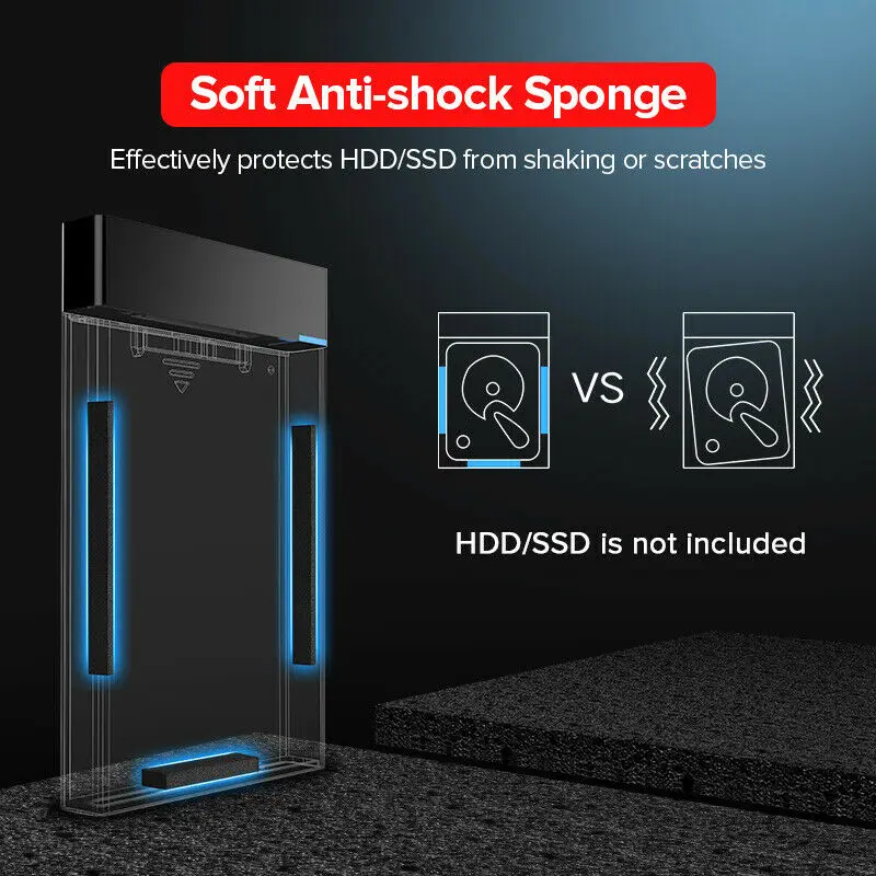 Ugreen HDD чехол 2,5 SATA к USB 3,0 адаптер для жесткого диска корпус для SSD диск HDD коробка Тип C 3,1 корпус HD внешний корпус HDD