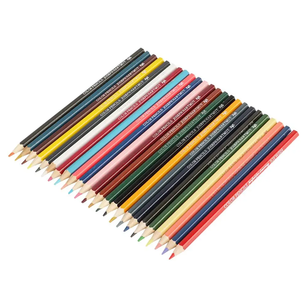 New 12/24 Colors Carton Packed Professional Oil Color Pencils Painting Sketching Wood Color Pencil School Art Supplies Gift 2