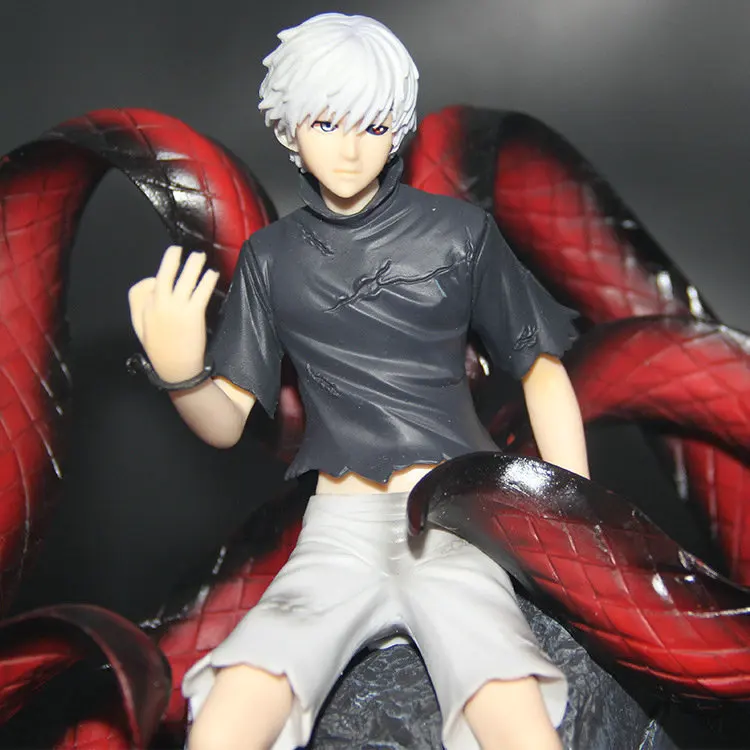 Аниме периферийный Токийский вурдалак Пробуждение Kaneki Кен сидя сменный штекер гаражный комплект модель
