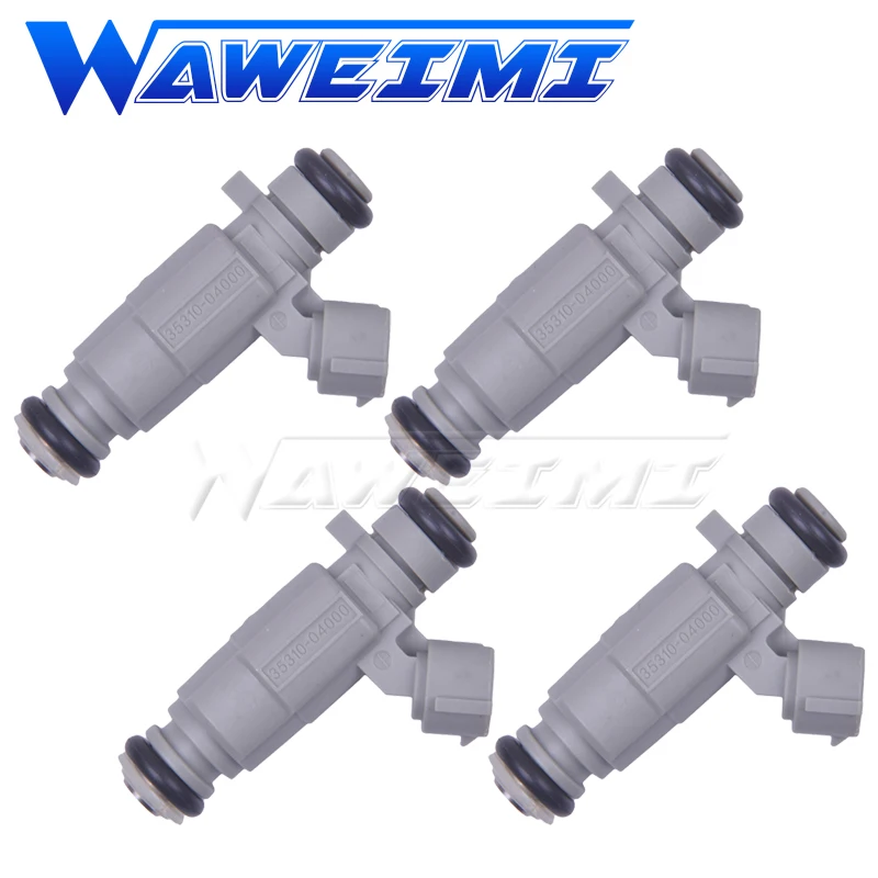 

WAWEIMI Fuel Injector 4*35310-04000 for Hyundai i10 2016 Kia Picanto Mk2 1.0L Brand New Genuine Quality Injection Nozzles